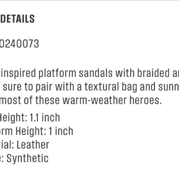 Sam Edelman: Nicki Platform Sandals Sz. 9 - Picture 7 of 7